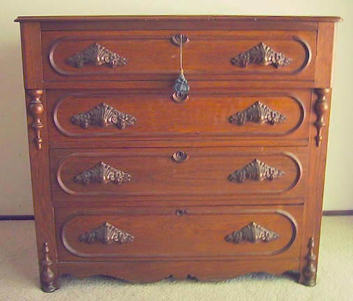 Victorian chest - front view
